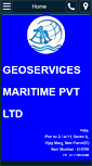 Mobile Screenshot of geoservicesmaritime.com